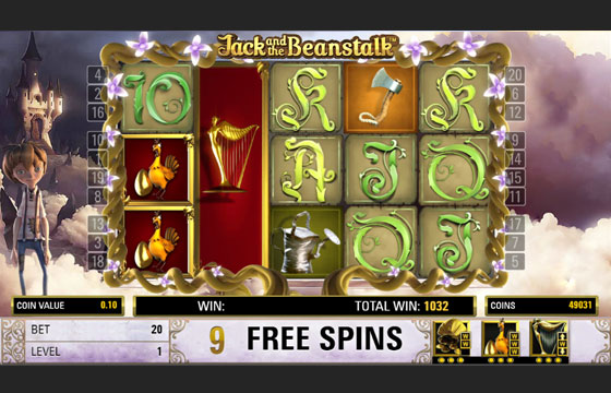 Jack and the Beanstalk free spins